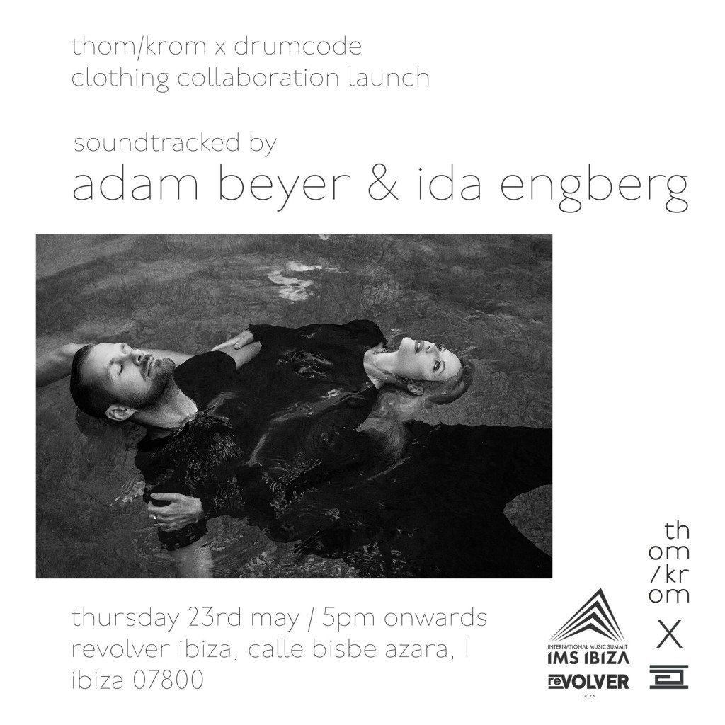 Adam Beyer and Ida Engberg play free gig during IMS to launch clothing collaboration between Drumcode and Thom/Krom