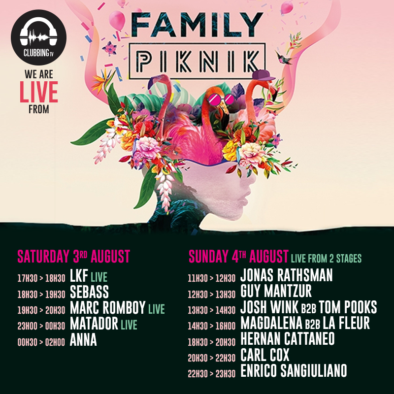 Family Piknik this weekend!! Don’t miss our LIVE!