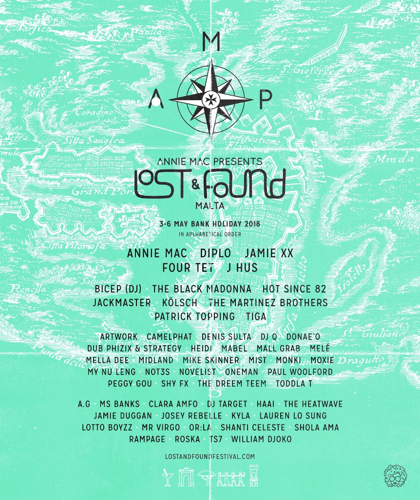 Line-Up for Lost and Found Festival 2018 Released!