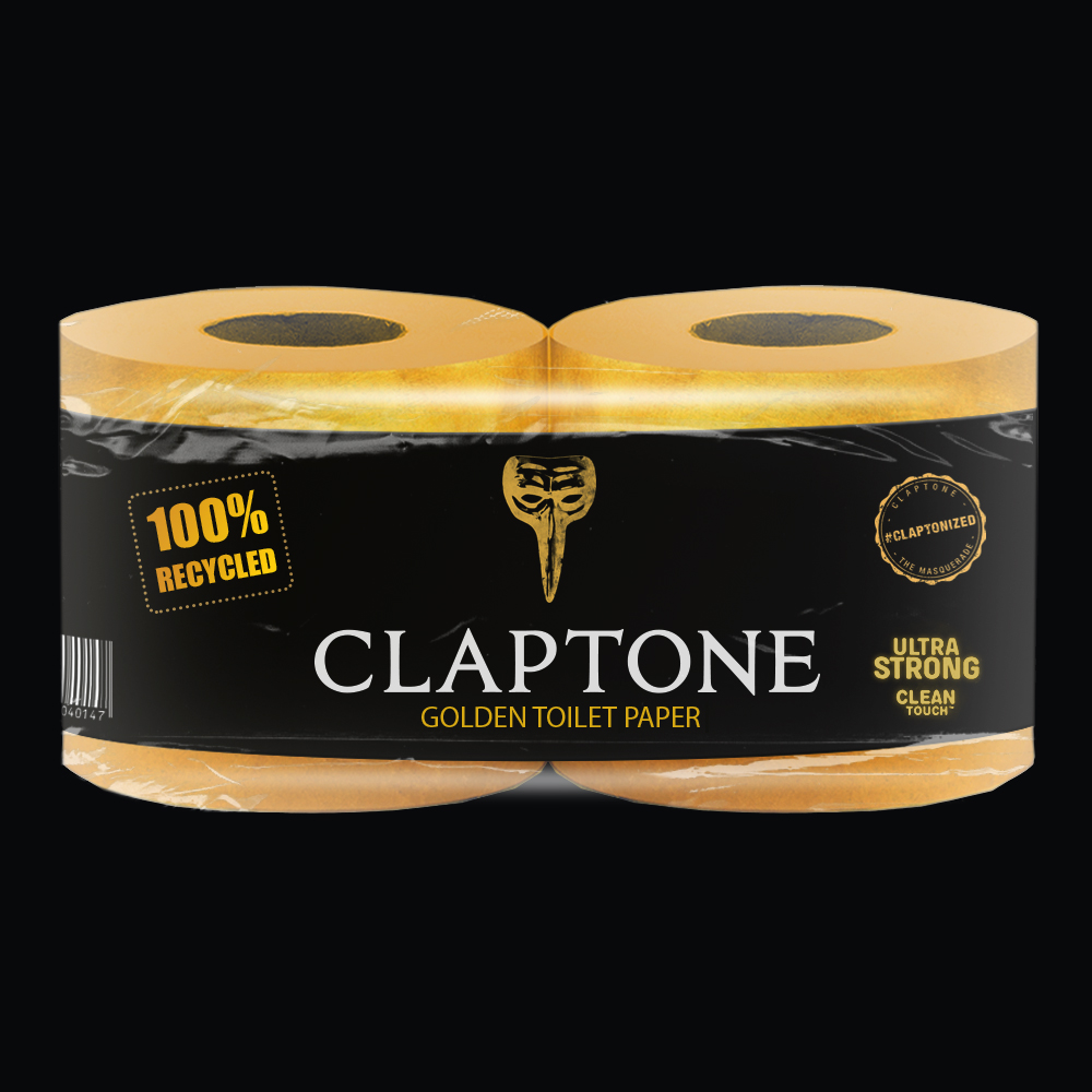 Claptone launches limited edition golden toilet paper