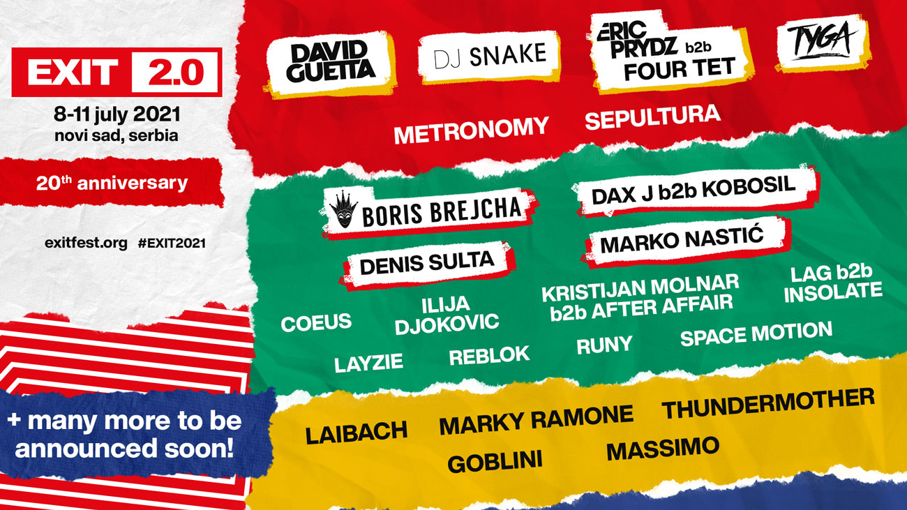 Part of the EXIT 2021 line-up has been unveiled - Clubbing TV