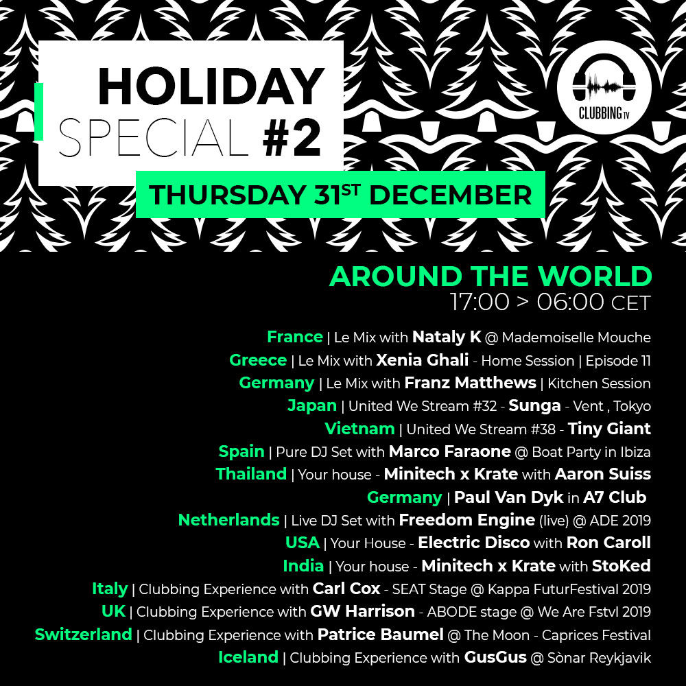 Clubbing TV presents Holiday Special #2 !