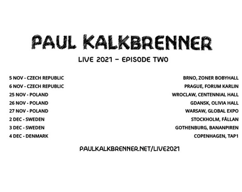 Let’s start the Episode Two of Paul Kalkbrenner live dates!