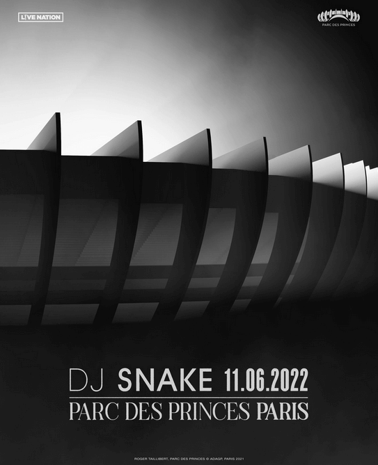 DJ Snake will perform at the Parc des Prince in Paris!