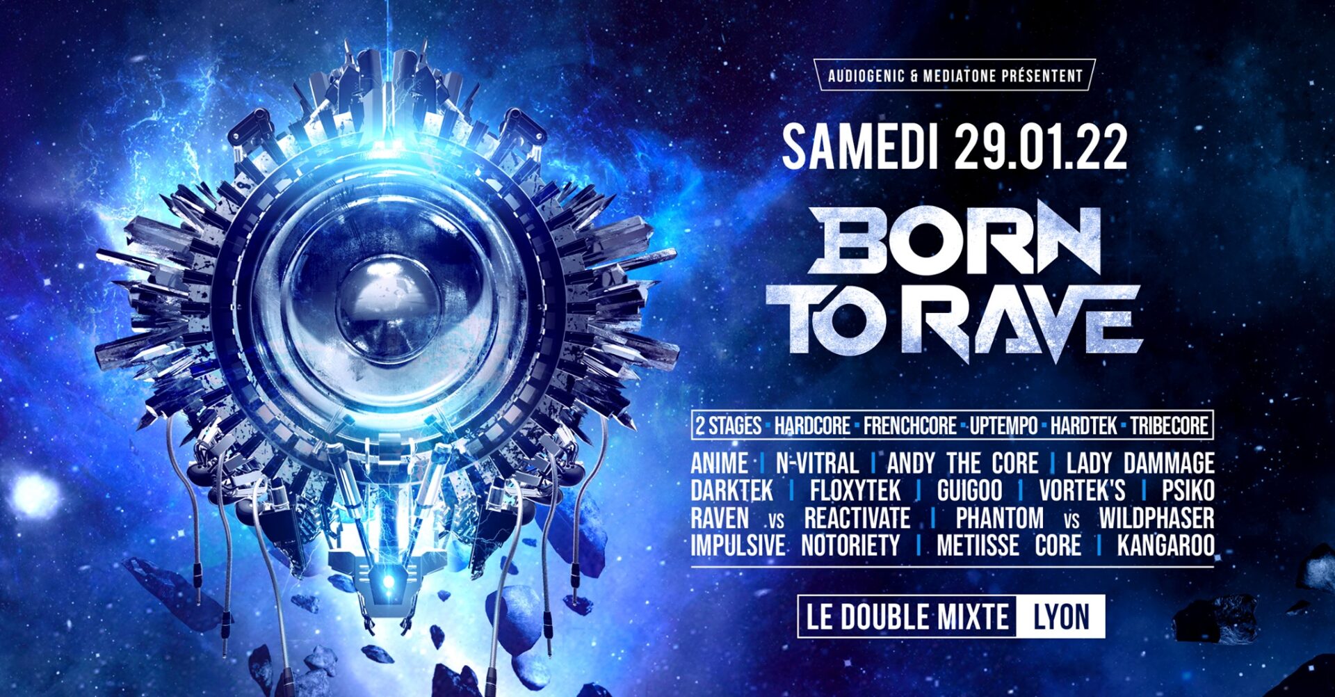 Get a chance to experience Born To Rave 2022 in Lyon!