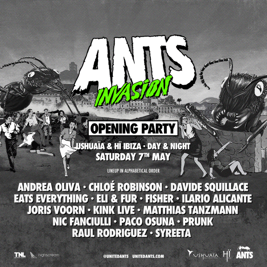 ANTS presents its biggest opening party ever in Ibiza!