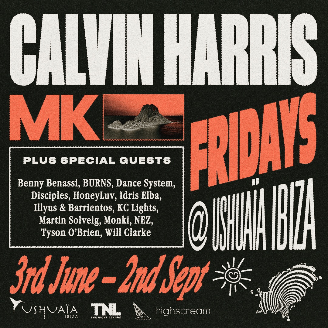 Ushuaïa Ibiza reveals line-ups for Calvin Harris residency!