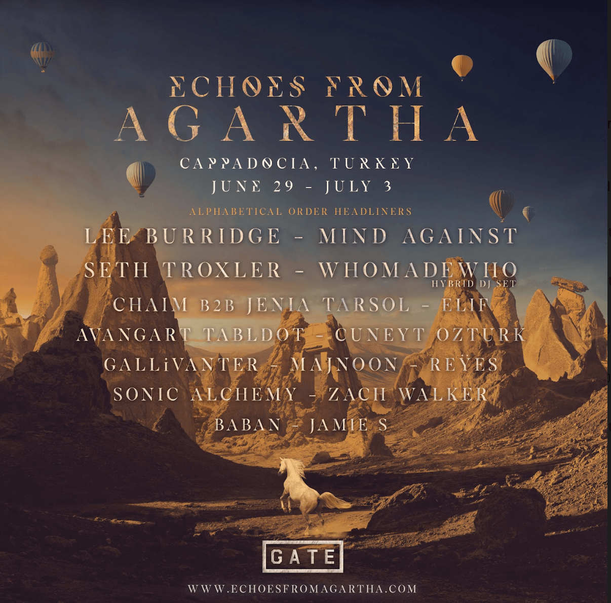 Echoes from Agartha Festival is taking place in Turkey this summer!