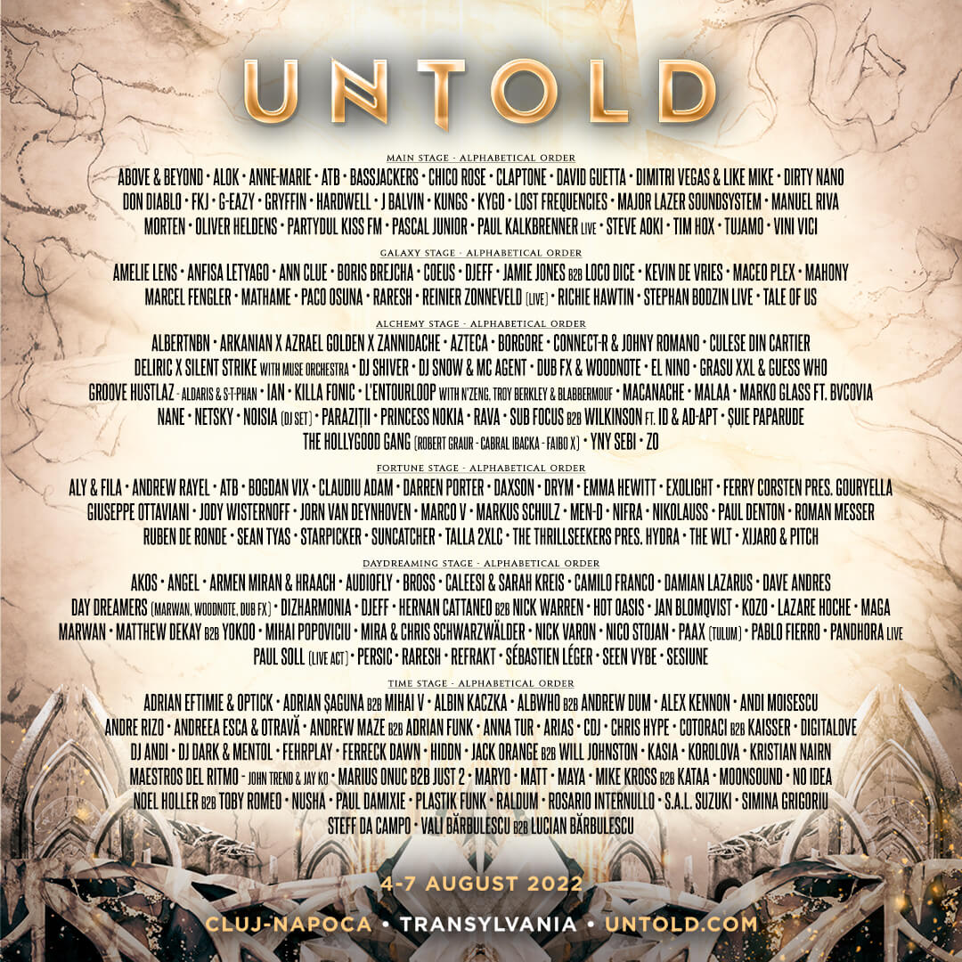 There are newcomers in the UNTOLD’s lineup !
