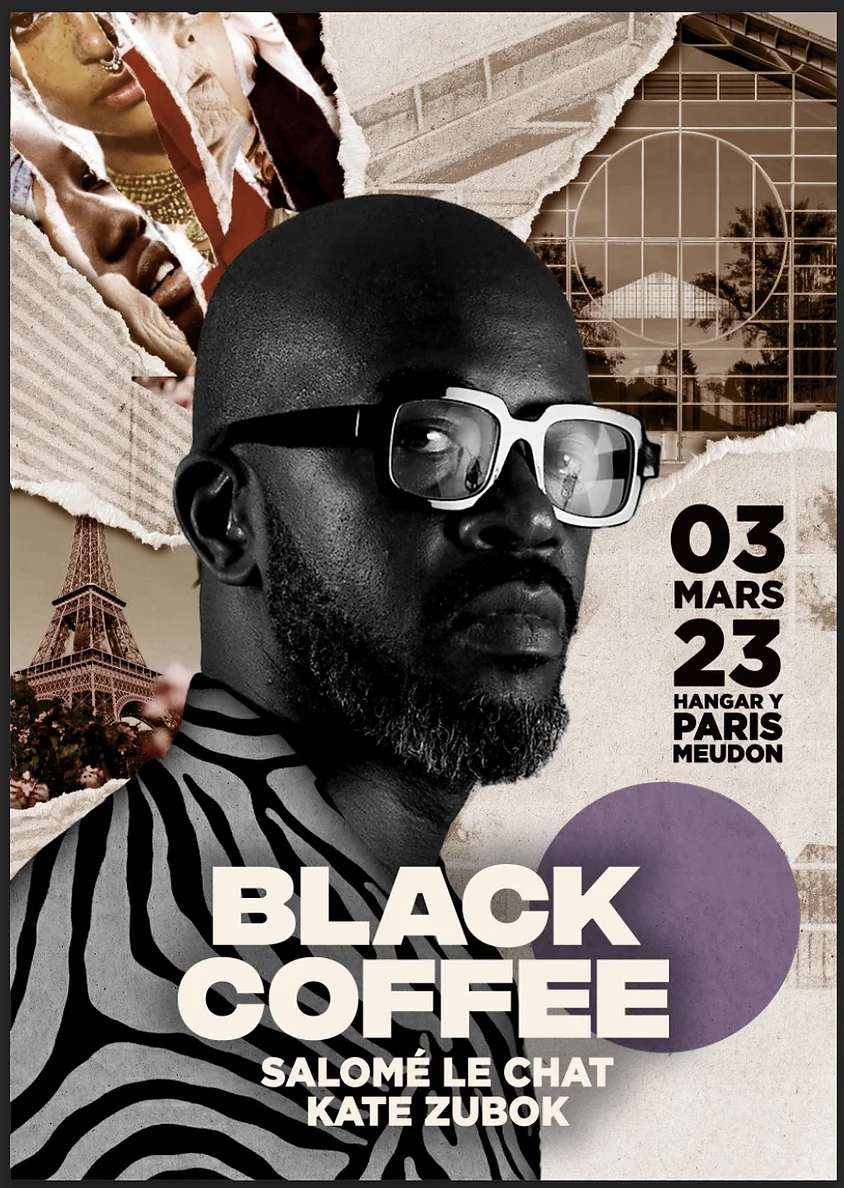BLACK COFFEE in Paris March 2023