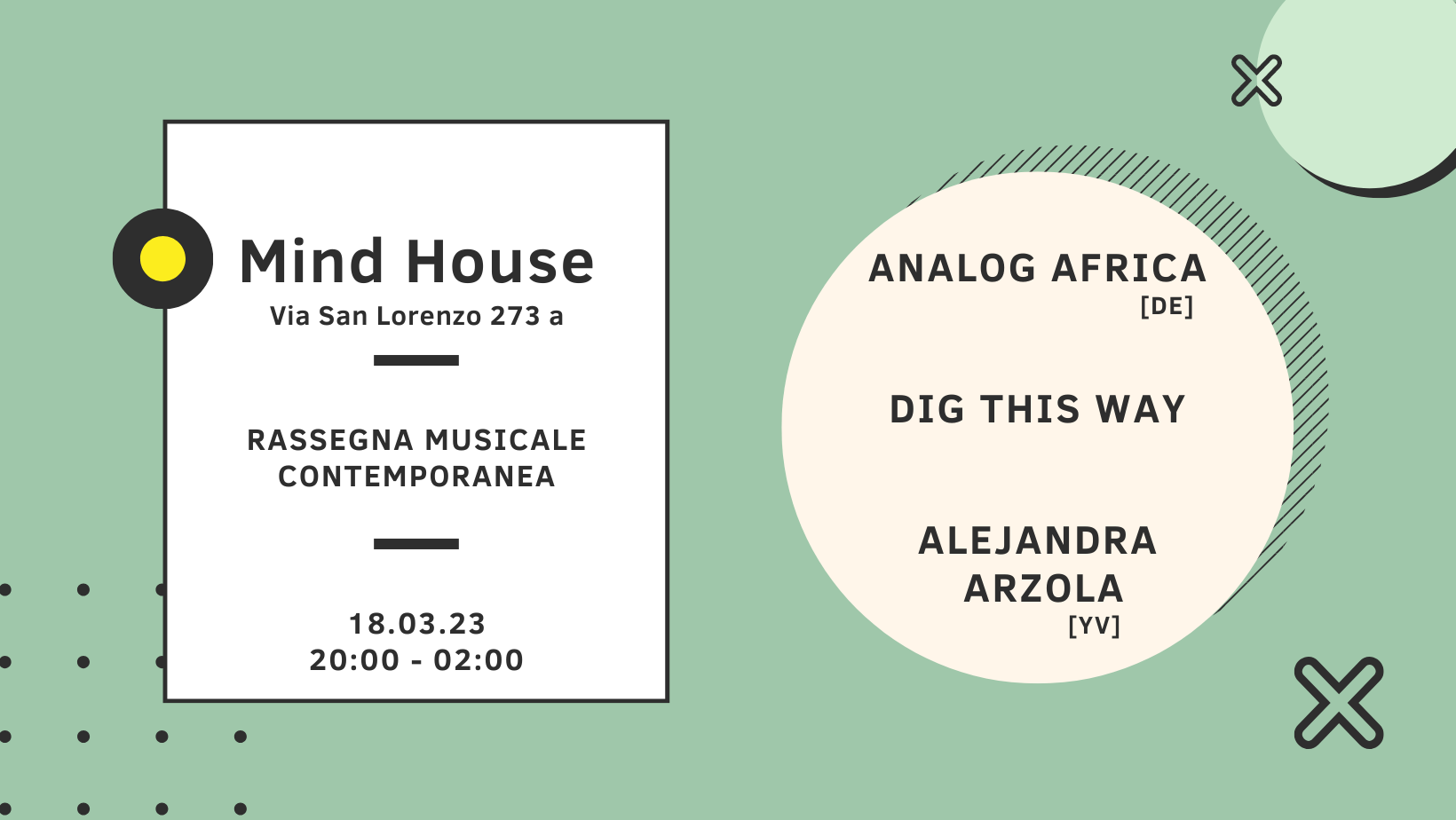 Nomad Music Festival w/Analog Africa, Dig this way, Alejandra Arzola