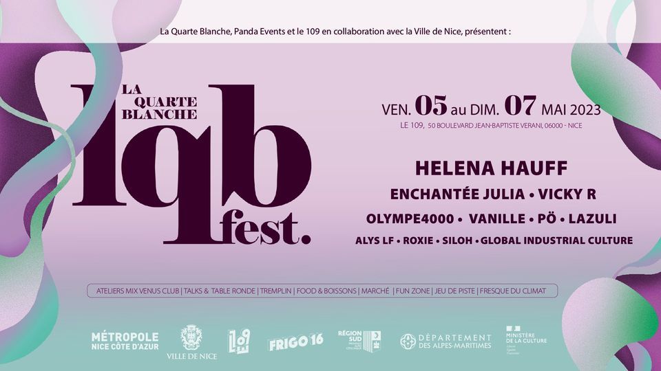 La Quarte Blanche Festival à Nice: Femmes, Musique et Empowerment au cœur du Printemps