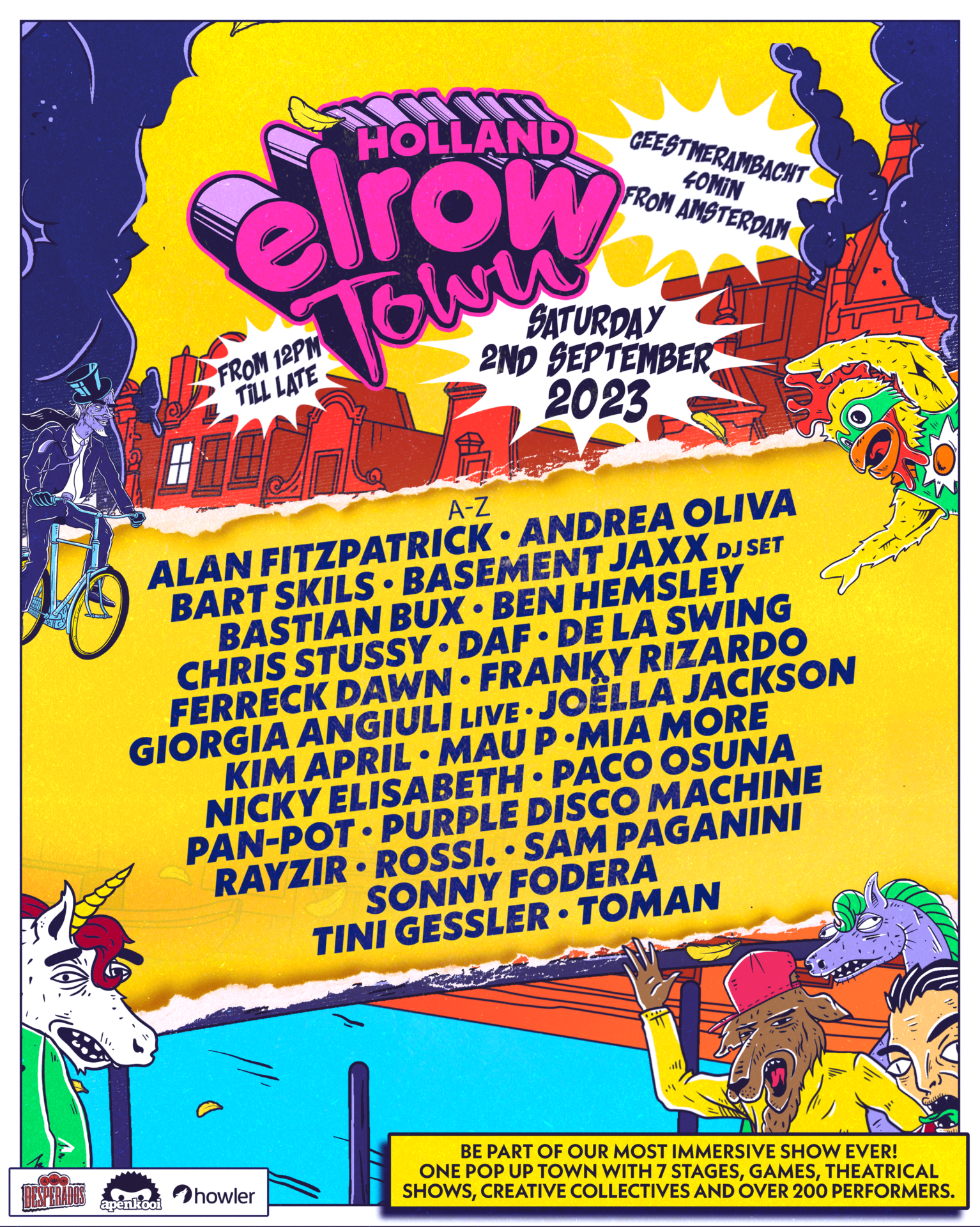 ELROW TOWN HOLLAND 2023: A Celebration of Music and Immersive Entertainment!