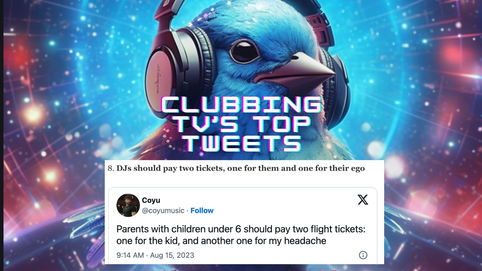 Clubbing Tv’s Top Tweets – Chapter 25