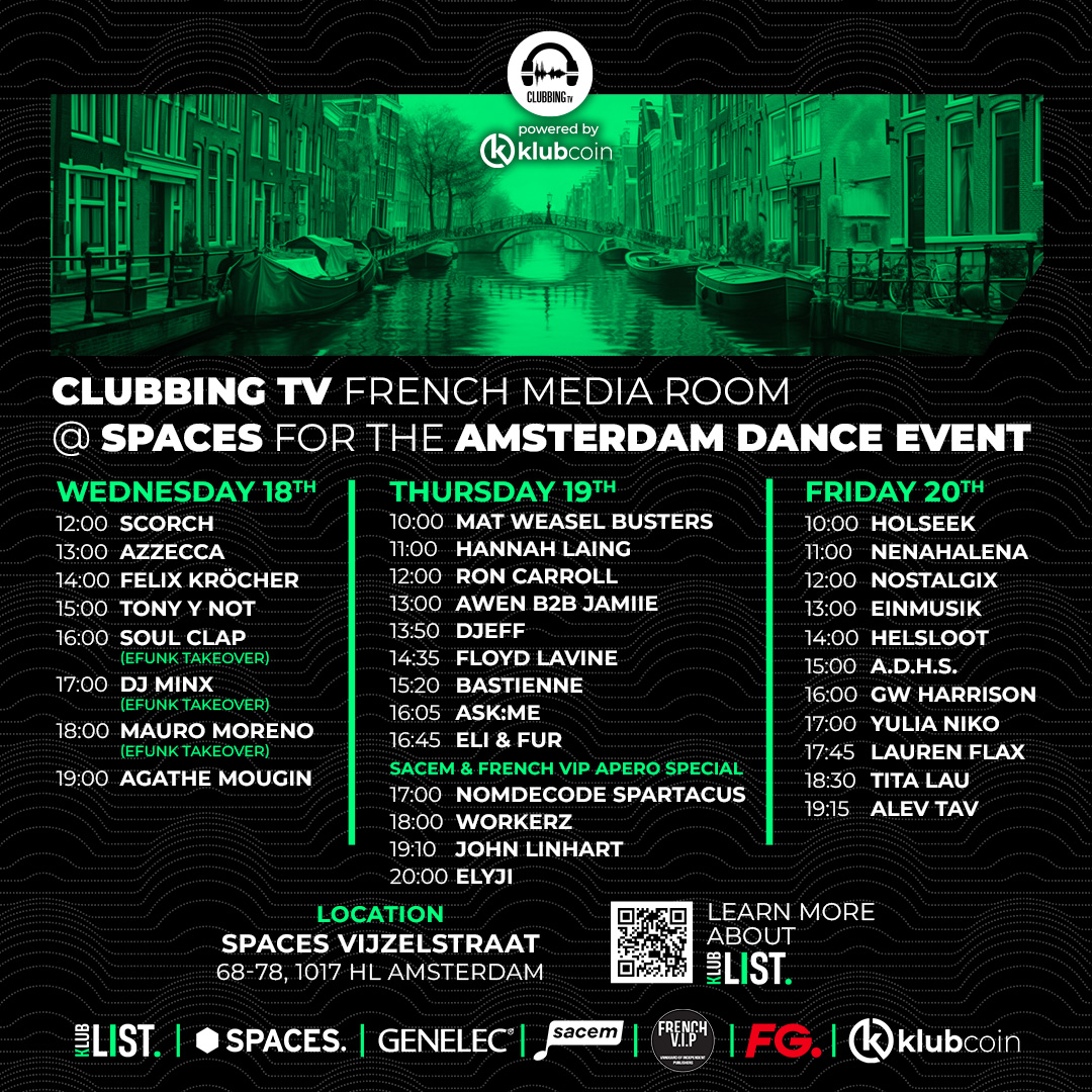 Clubbing TV will take over the Spaces rootop during ADE!