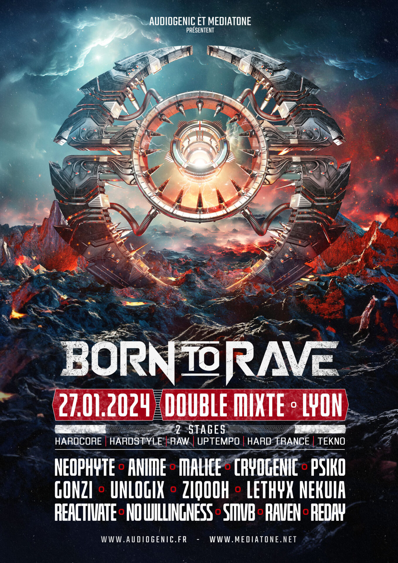 Born To Rave Lyon 2024 : Une Nuit Explosive au Double Mixte !
