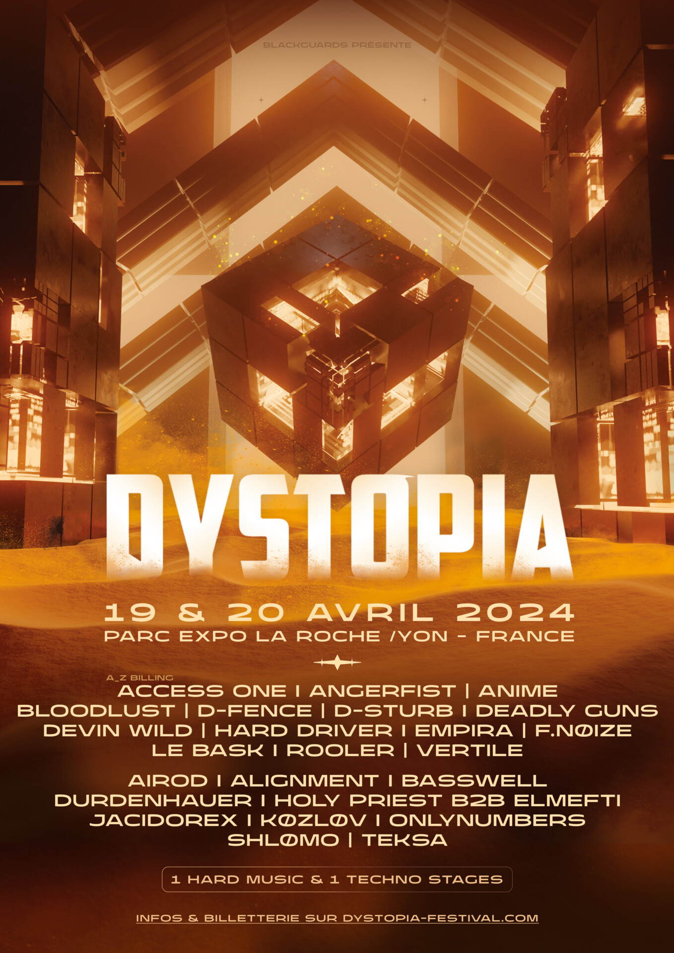 Dystopia Festival 2024 : Un Week-end Explosif de Hard Music et Techno sur la Côte Ouest