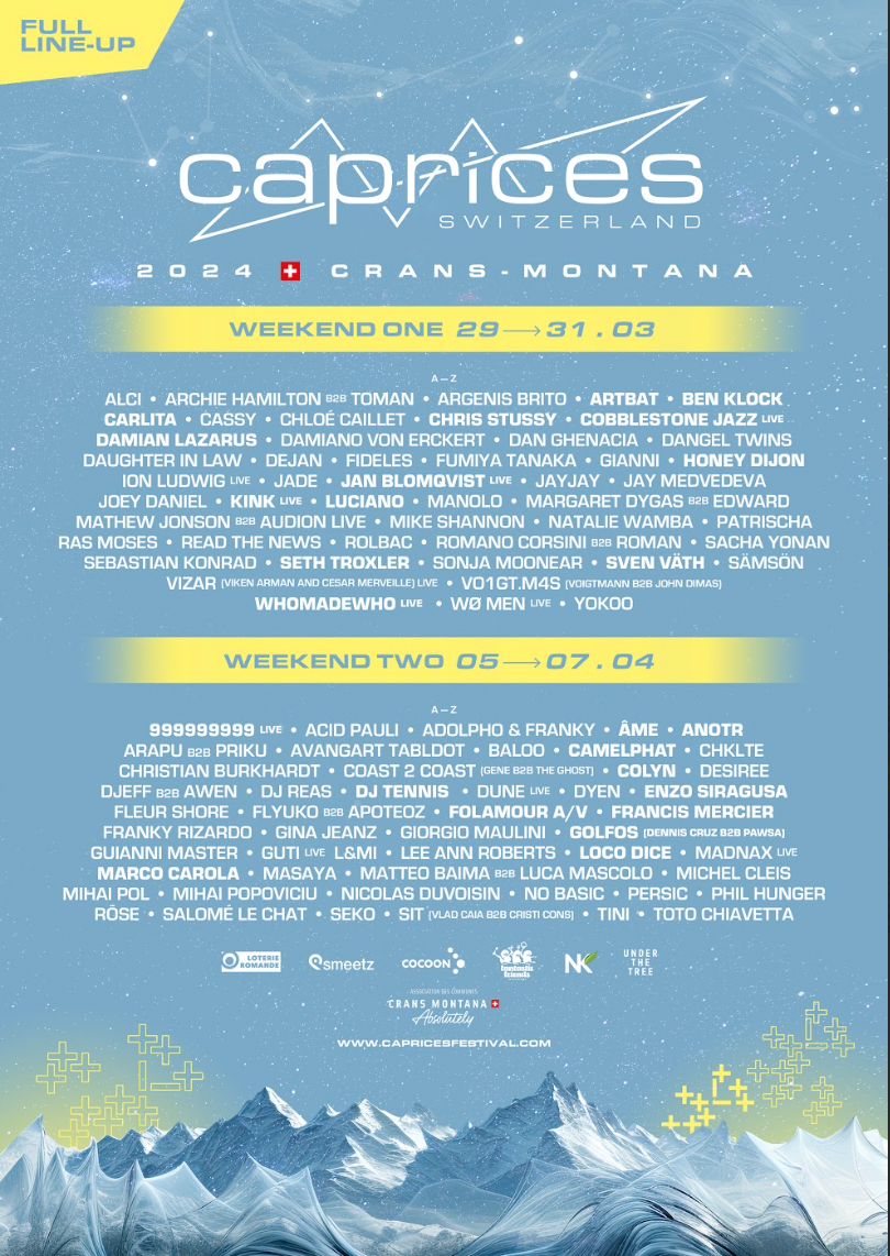 Caprices Festival 2024: Crans-Montana