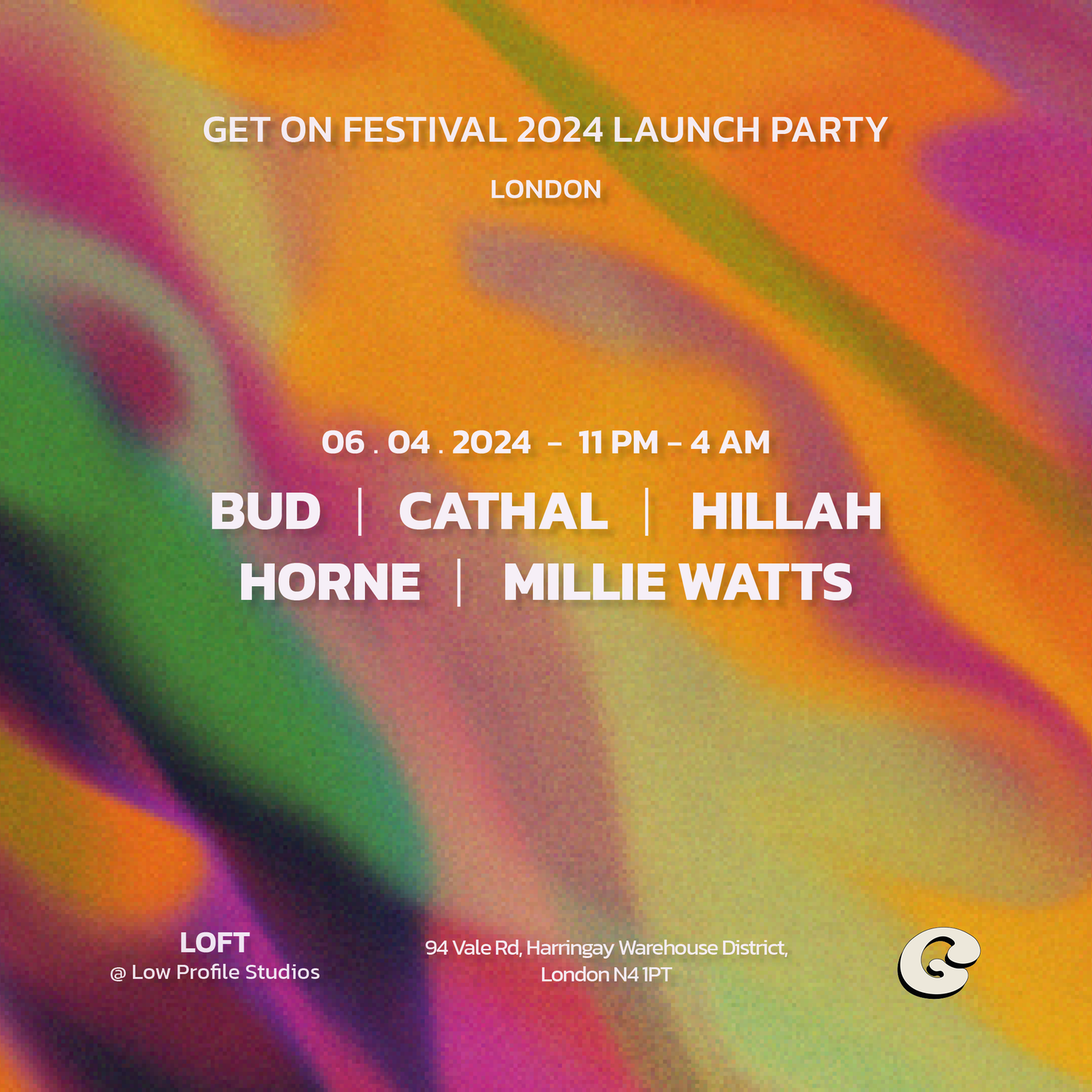 Get On Festival 2024 Launch Party – London