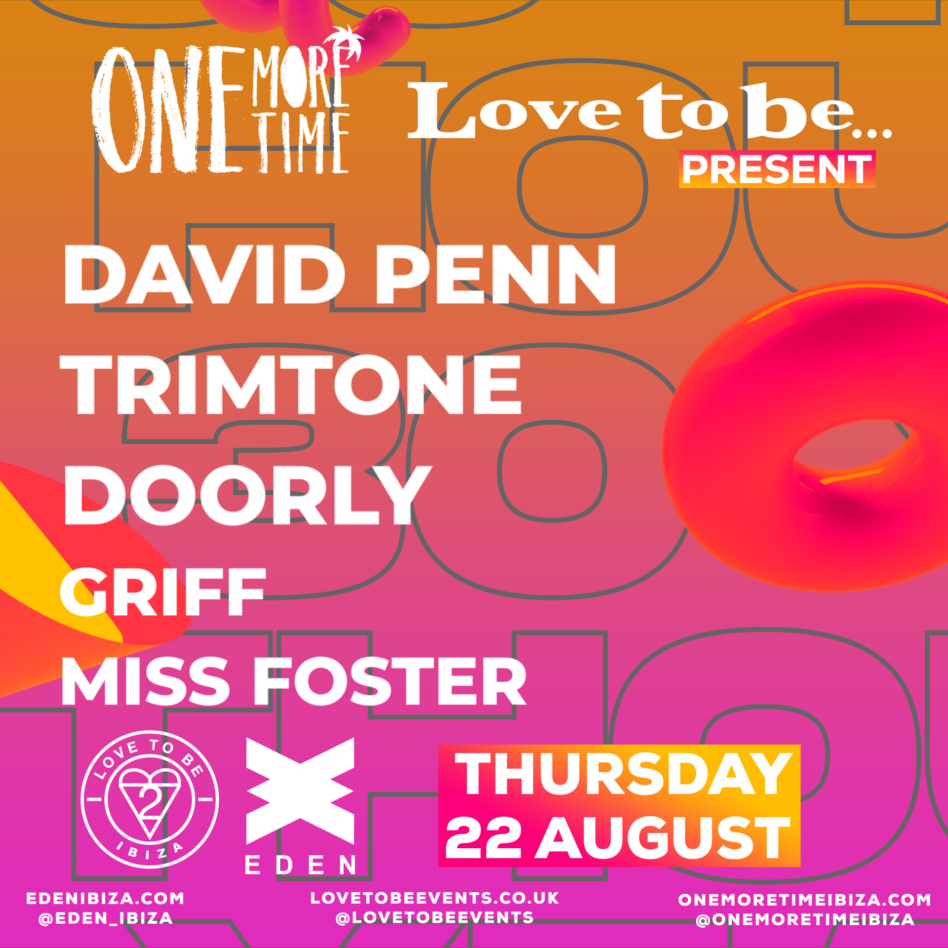 Love to be… Celebrates 30th Anniversary with Special Show at Eden, Ibiza