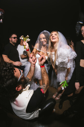 I was just tying my shoe