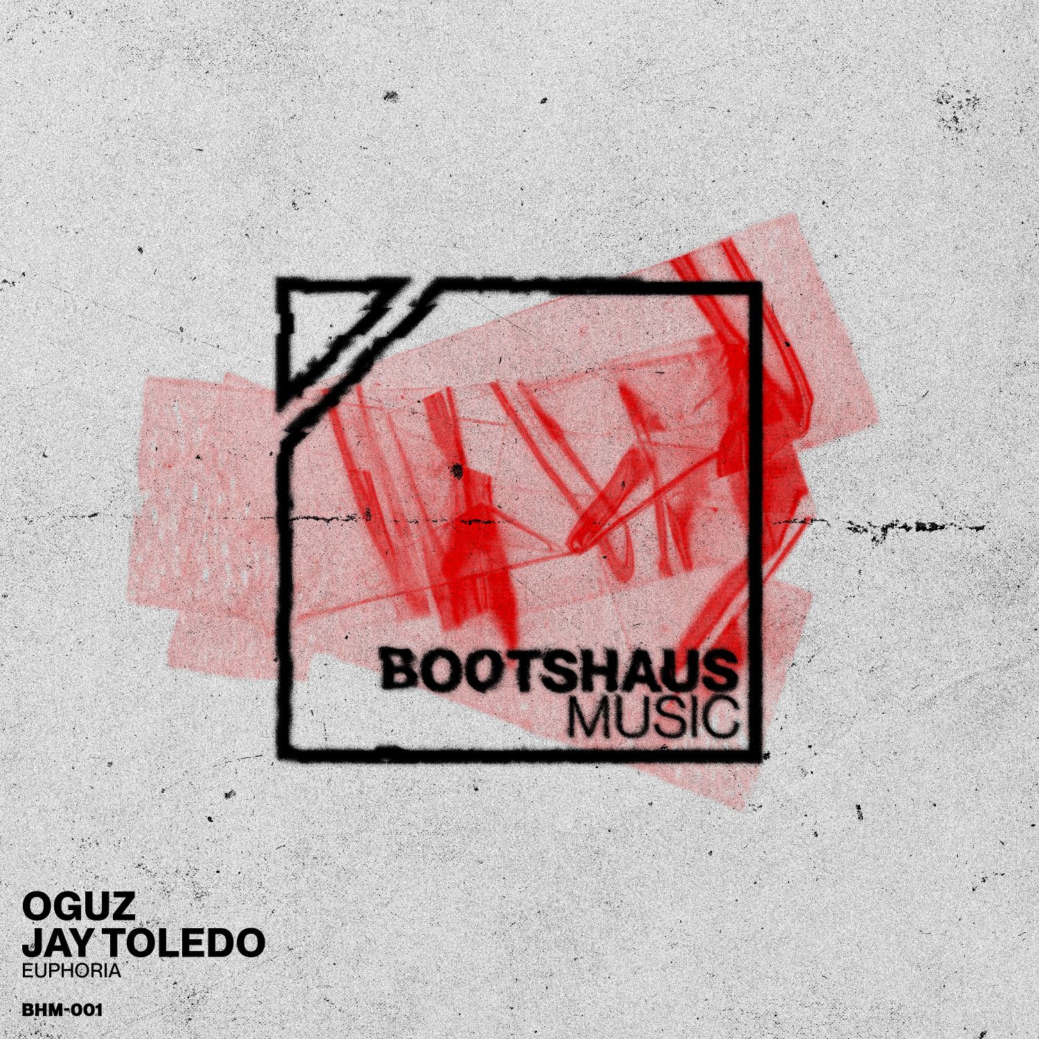 Cover artwork for OGUZ & Jay Toledo – Euphoria (BHM001), the first release on Bootshaus Music